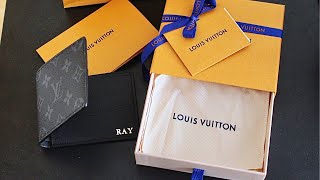 LOUIS VUITTON ECLIPSE WALLET UNBOXING [upl. by Raman157]