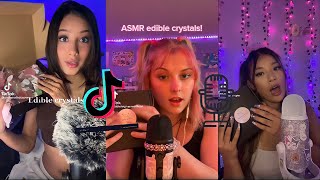 ASMR Best Edible Crystal Tiktok Compilation [upl. by Ardnahc]