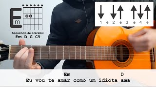 IDIOTA  JÃO  Violão Tutorial SIMPLIFICADO [upl. by Shelly225]