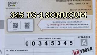 345 İLK PROVA SONUCUM  yks2025 [upl. by Chalmer]