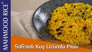 Safranlı Kuş Üzümlü Pilav  Mahmood Rice [upl. by Novoj269]