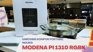 Unboxing Kompor Portabel Induksi Cuma 700rban  Modena PI 1310 RGBK [upl. by Ssilb]