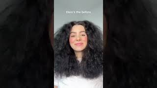 Brazilian Keratin straightening treatment  hair wash day and final result [upl. by Ozmo997]