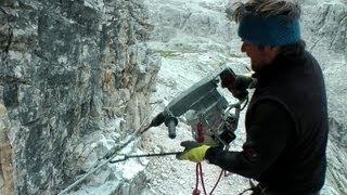 Bergrettung Sexten  KlettersteigAusbesserung Alpinisteig  Abenteuer Alpin 2012 Folge 83 [upl. by Long633]