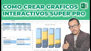 Cómo hacer GRAFICOS INTERACTIVOS EN EXCEL para análisis de DATOS de FORMA DINAMICA [upl. by Hanid]