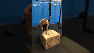 Isabelle Grego Master 40 Liège Throwdown wod 3 [upl. by Nadual483]