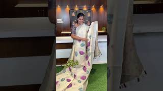 🔥Digital Printed Linen sarees 🔥price 690 🔥Booking Number 7092556565 9092556565 🔥🔥 [upl. by Kaycee983]