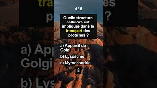 Testez votre connaissance en Cellule et biologie cellulaire quiz quizz quizchallenge quizzgame [upl. by Kreitman]