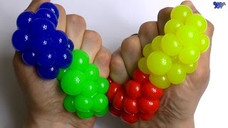 Aprende los colores con las bolas suaves para niños pequeños y bebés  Blando estupendo Blob Bolas [upl. by Sedgewick]