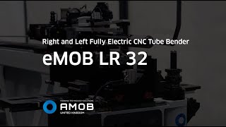 Right and Left Fully Electric CNC Tube Bender  eMOB 32 LR [upl. by Ayhtin]