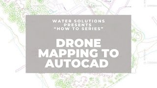 Importing Drone Mapping to AutoCAD [upl. by Sucramad851]