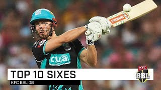 Top 10 sixes of BBL08 [upl. by Ahsieat116]