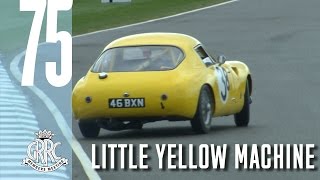 Yellow Austin Healey Sprite goes wild [upl. by Zulema835]