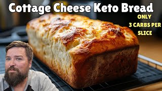 Cottage Cheese Bread Loaf Low Carb high protein bread Healthy [upl. by Nevear]