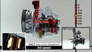 Kia DCT dual clutch transmission kia ceed 2012 [upl. by Annawt]