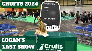 CRUFTS DOG SHOW 2024  LOGANS FINAL APPEARANCE IN THE SHOW RING [upl. by Chatterjee]