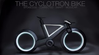 The Cyclotron bike with spokeless wheels [upl. by Fini]