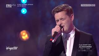 Alessandro Mucea  Kiss From A Rose  a doua etapa de liveuri  SuperStar Romania 03122021 [upl. by Ellerol]