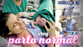 VLOG  MEU PARTO NORMAL [upl. by Poulter]