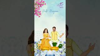 How to Make Wedding Invitation Video  Animation Wedding Invitation animatedweddinginvitation [upl. by Yelrebmik178]