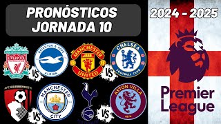 Premier League Jornada 10  Liga Inglesa 20242025 [upl. by Tenner]