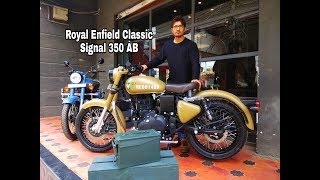 New Royal Enfield Classic 350 ABS Signals Edition Walkaround review in HindiBPC 162lacs [upl. by Eloc]