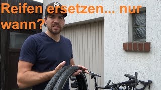 Wann müssen Fahrradreifen ersetzt werden Wie lange halten Fahrradreifen Reifen Fahrrad wechseln [upl. by Ettenyar]