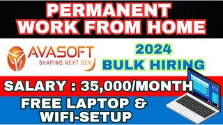 Permanent Work from Home jobs  5 Lakhs Package  Virtual Interview  Latest Jobs in Telugu 2024 [upl. by Seni]