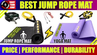 BEST JUMP ROPE MAT TO BUY  BEST SKIPPING MAT  LIGHT Vs HEAVY JUMP ROPE  JUMP ROPE VS YOGA MAT [upl. by Bain465]