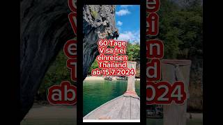 60 Tage Visum freie Einreise Thailand News thaivisa thailand thailandtravel [upl. by Inaluahek44]