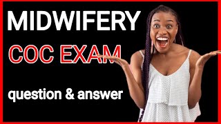 MIDWIFERY COC EXAM QUESTION AND ANSWER [upl. by Carmencita363]