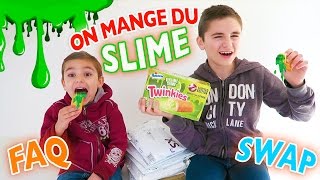 ON MANGE DU SLIME  GOÛTER SURPRISE  Dégustation SWAP Courriers amp FAQ [upl. by Aset63]