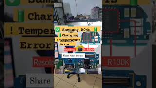 charging eror samsung a04s solution [upl. by Noivax]