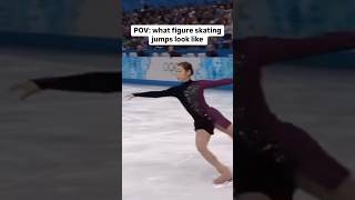 What figure skating jumps ACTUALLY feel like 💀⛸️figureskating iceskating iceskater figureskater [upl. by Delp]