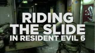 Finding the Slide Easter Egg in Resident Evil 6 [upl. by Enaasiali]