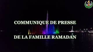 Communiqué de presse de la famille RAMADAN [upl. by Estella665]