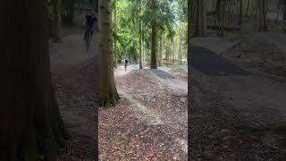 First sends at tidworth B1KE park mtb mountainbikestunt automobile downhill mtbjump bikelife [upl. by Nairdna]