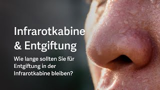 Körper entgiften in der Infrarotkabine  So gelingt die Entgiftung in der Sauna [upl. by Emoreg]