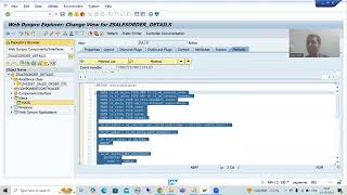 12  Web Dynpro ABAP  Assistance Class Part2 [upl. by Aicetal]