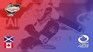 Scotland v Canada  Semifinal  361º World Mens Curling Championship 2018 [upl. by Halona]