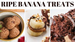 3 Ripe Banana Recipes  Easy amp Healthy Dessert Ideas  Bit Healthier [upl. by Trude]