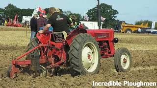 1967 International Harvester B275 23 Litre 4Cyl Diesel Tractor 38 HP with Ransomes Plough [upl. by Teerell]