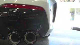 BMW M440i Exhaust Tips Install  Stainless and Carbon Fiber [upl. by Juni352]