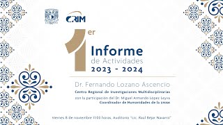 1er Informe de Actividades 2023  2024 [upl. by Llednar242]