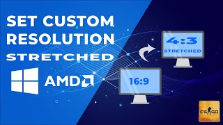 03  AMD Custom Resolutions Stretched or Black Bars on Windows 10 [upl. by Ytinirt88]