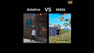 M1NX VS Astatine  1 VS 1  কে জিততে পারে বলো তো 🥲 viral shorts ff itsmesani [upl. by Pearlman]