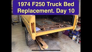 1974 F250 Truck Bed Floor Replacement Day 10 [upl. by Harriott]