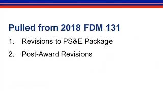 2019 Updates to FDM 132 [upl. by Eatnahs]