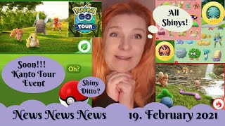 Old News Kanto Tour Event How to get shiny Ditto and Mew Recearch in Pokemon Go on February 2021 [upl. by Rolyt]