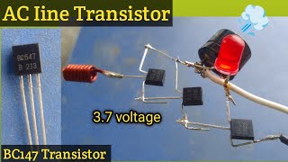 Homemade Non Contact Voltage Tester Using BC547 Simple AC detector bolt [upl. by Gaskins]